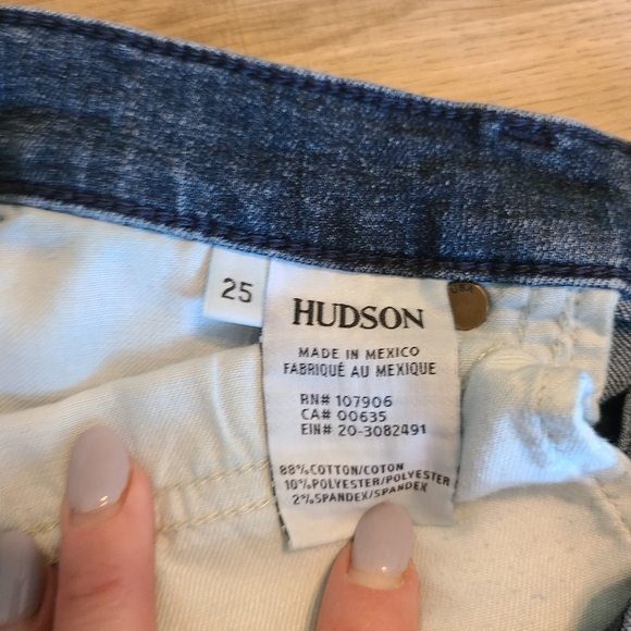 Hudson jeans Krista Super Skinny Size 25 EUC - Picture 8 of 9